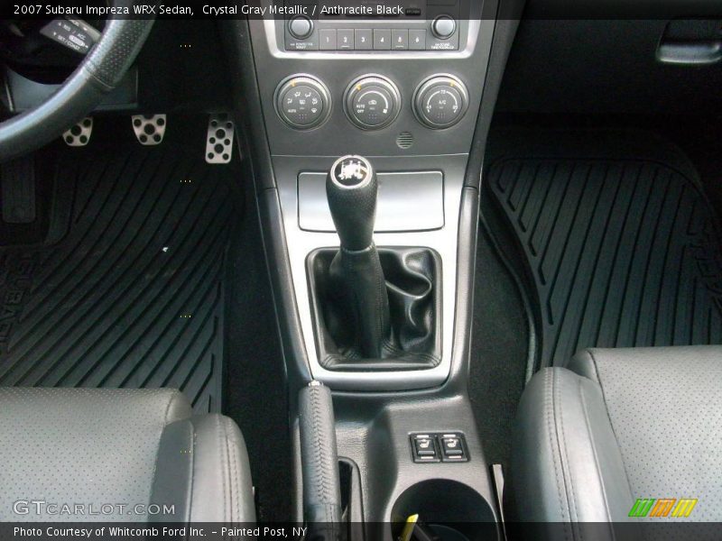 Crystal Gray Metallic / Anthracite Black 2007 Subaru Impreza WRX Sedan