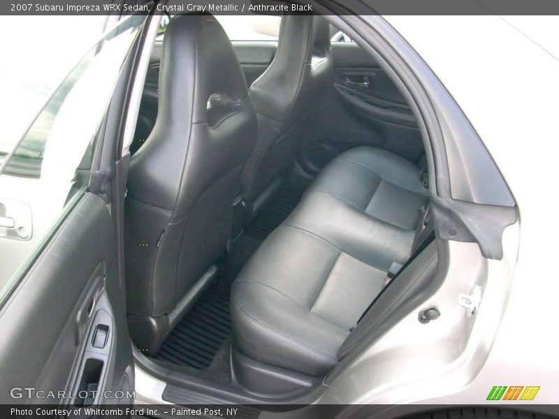 Crystal Gray Metallic / Anthracite Black 2007 Subaru Impreza WRX Sedan