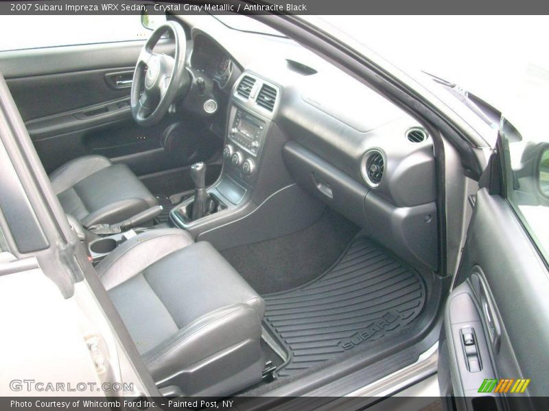 Crystal Gray Metallic / Anthracite Black 2007 Subaru Impreza WRX Sedan