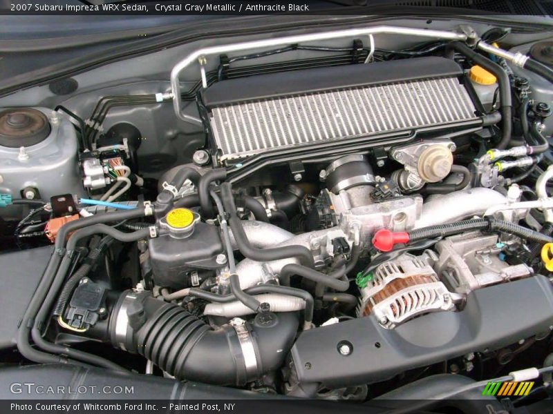 Crystal Gray Metallic / Anthracite Black 2007 Subaru Impreza WRX Sedan