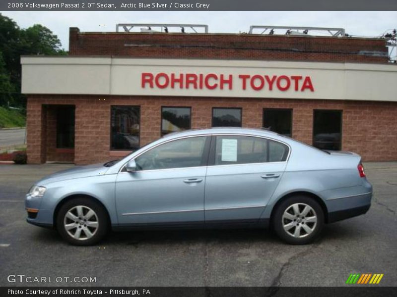 Arctic Blue Silver / Classic Grey 2006 Volkswagen Passat 2.0T Sedan