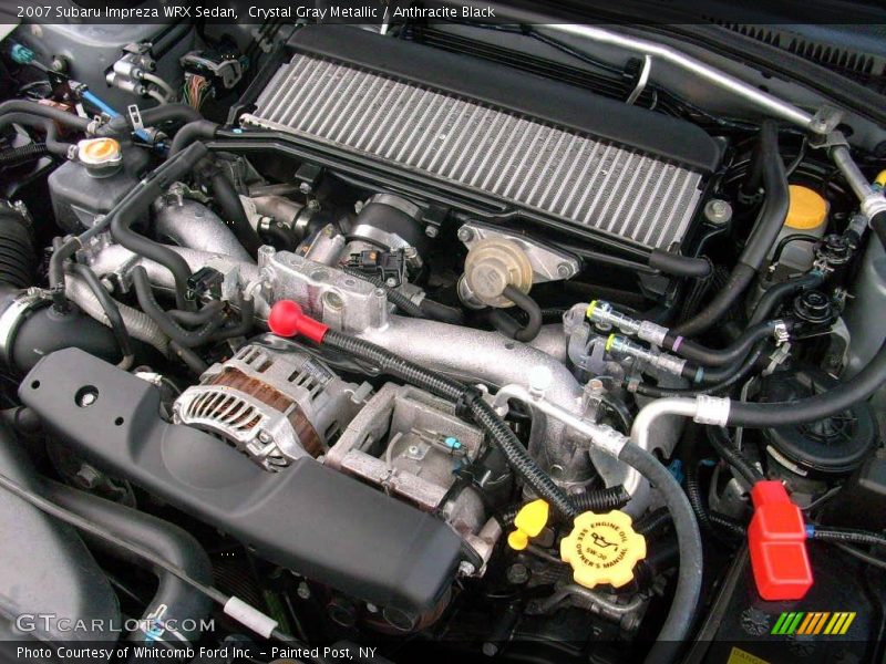 Crystal Gray Metallic / Anthracite Black 2007 Subaru Impreza WRX Sedan