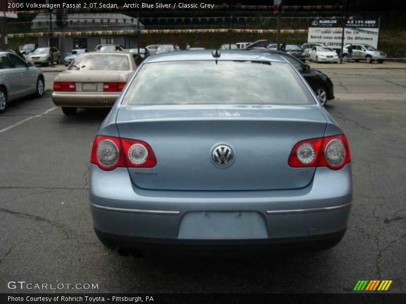 Arctic Blue Silver / Classic Grey 2006 Volkswagen Passat 2.0T Sedan