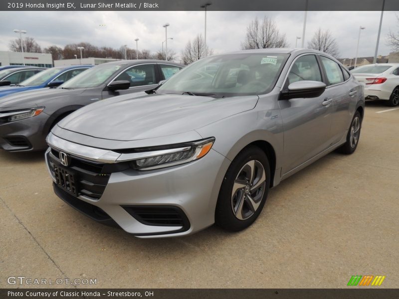 Lunar Silver Metallic / Black 2019 Honda Insight EX