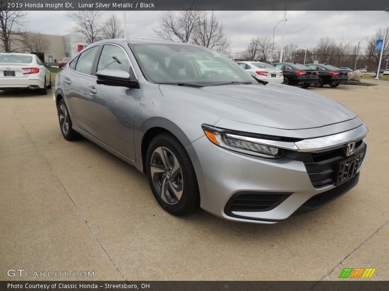 Lunar Silver Metallic / Black 2019 Honda Insight EX