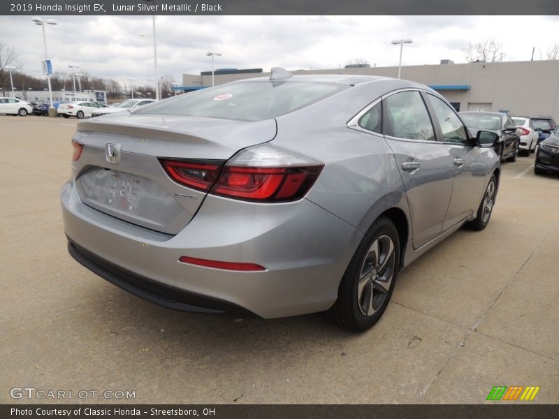 Lunar Silver Metallic / Black 2019 Honda Insight EX