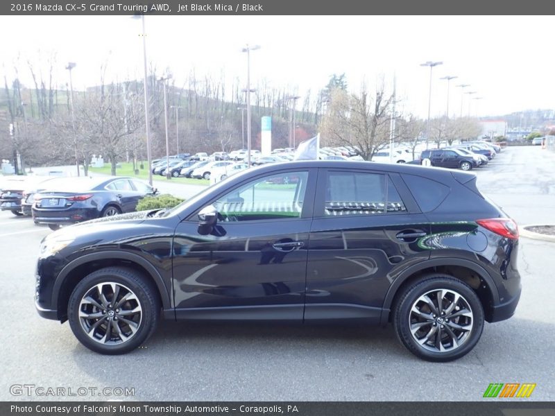 Jet Black Mica / Black 2016 Mazda CX-5 Grand Touring AWD