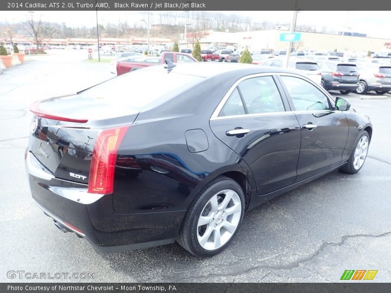 Black Raven / Jet Black/Jet Black 2014 Cadillac ATS 2.0L Turbo AWD