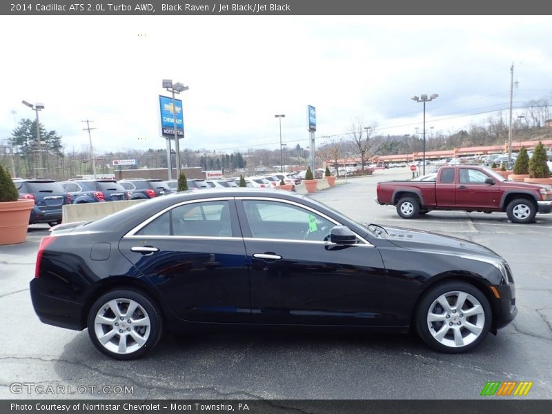 Black Raven / Jet Black/Jet Black 2014 Cadillac ATS 2.0L Turbo AWD