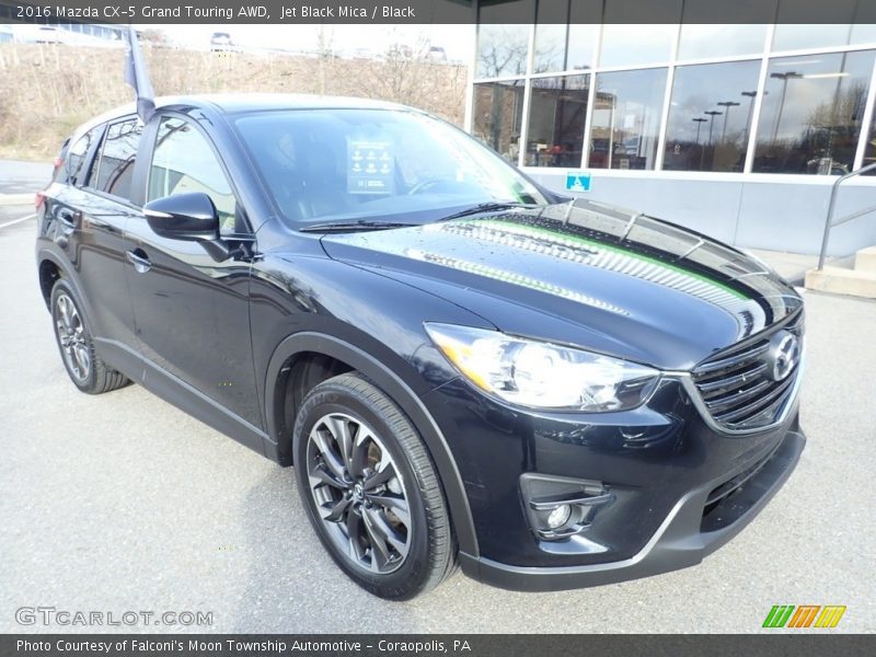 Jet Black Mica / Black 2016 Mazda CX-5 Grand Touring AWD