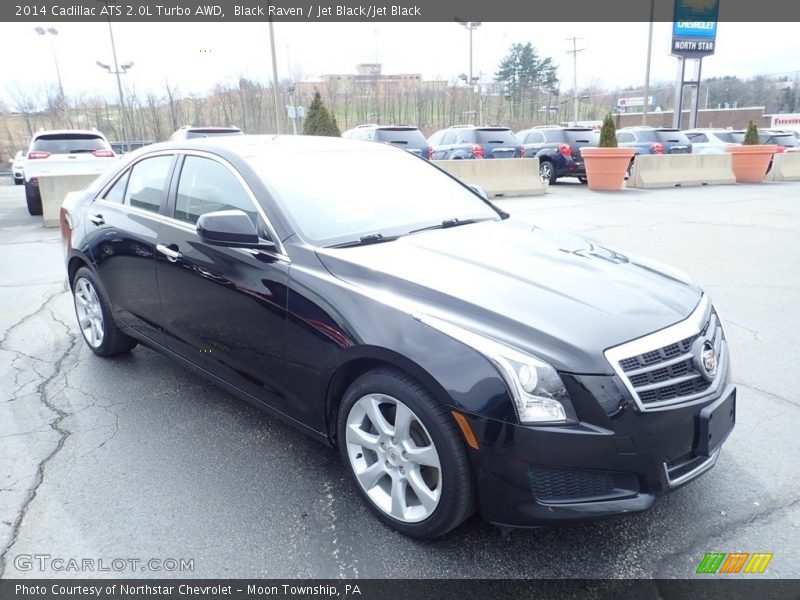 Black Raven / Jet Black/Jet Black 2014 Cadillac ATS 2.0L Turbo AWD
