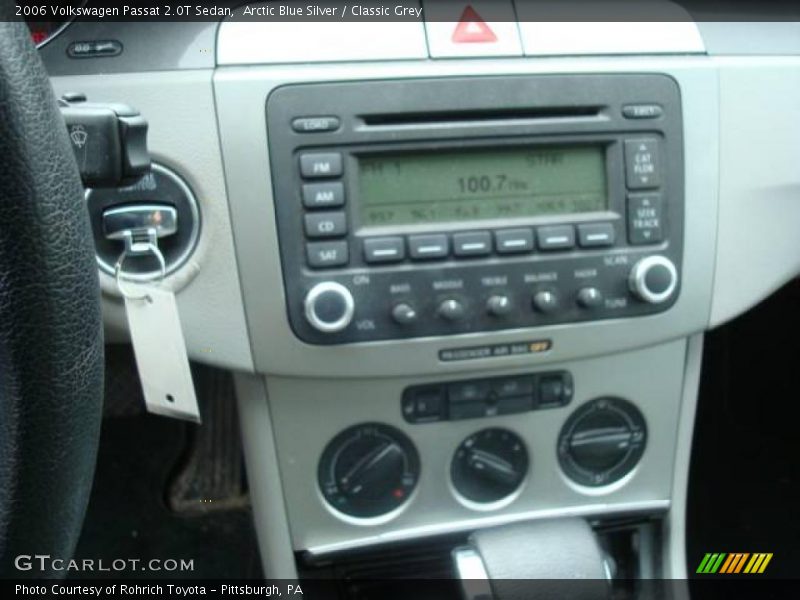 Arctic Blue Silver / Classic Grey 2006 Volkswagen Passat 2.0T Sedan