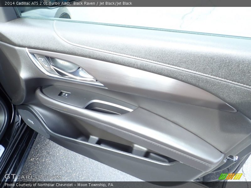 Black Raven / Jet Black/Jet Black 2014 Cadillac ATS 2.0L Turbo AWD