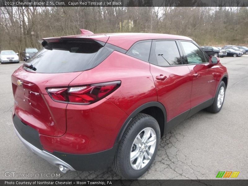 Cajun Red Tintcoat / Jet Black 2019 Chevrolet Blazer 2.5L Cloth