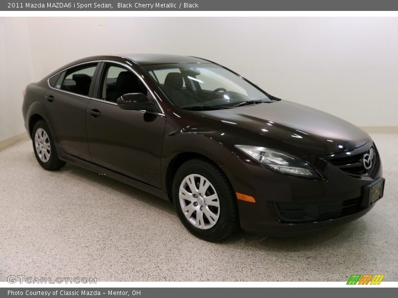 Black Cherry Metallic / Black 2011 Mazda MAZDA6 i Sport Sedan