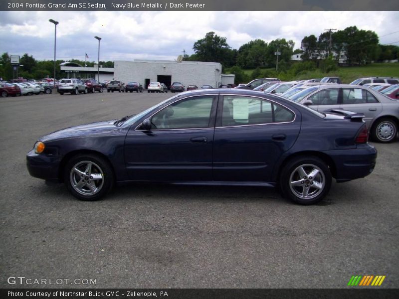 Navy Blue Metallic / Dark Pewter 2004 Pontiac Grand Am SE Sedan