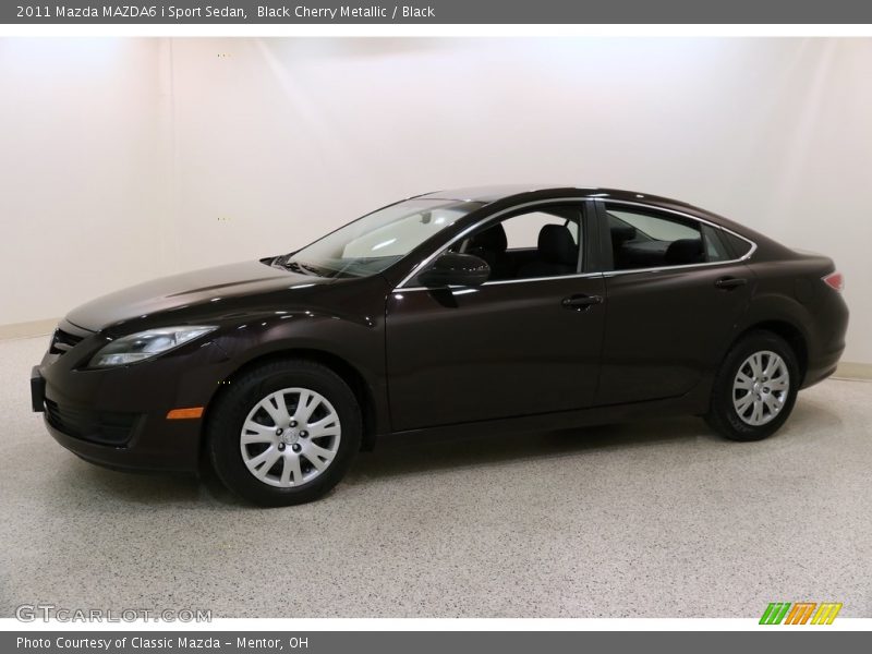 Black Cherry Metallic / Black 2011 Mazda MAZDA6 i Sport Sedan