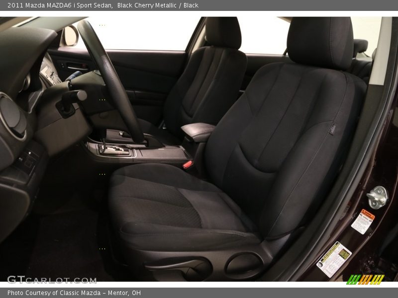 Black Cherry Metallic / Black 2011 Mazda MAZDA6 i Sport Sedan