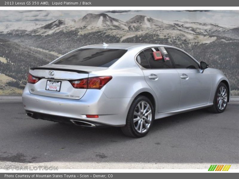 Liquid Platinum / Black 2013 Lexus GS 350 AWD