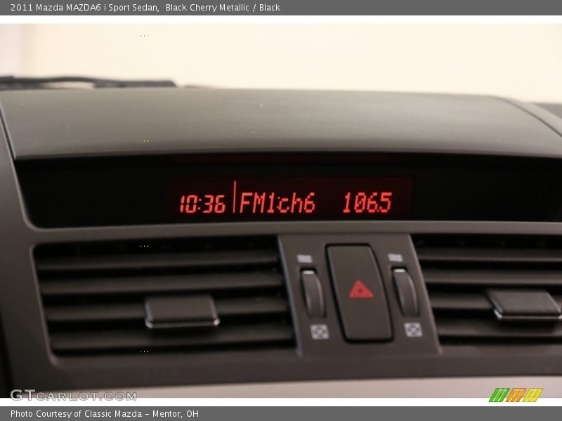 Black Cherry Metallic / Black 2011 Mazda MAZDA6 i Sport Sedan