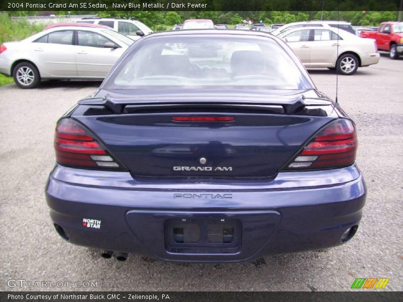 Navy Blue Metallic / Dark Pewter 2004 Pontiac Grand Am SE Sedan