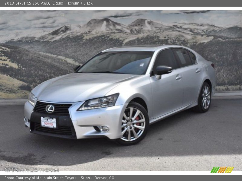 Liquid Platinum / Black 2013 Lexus GS 350 AWD