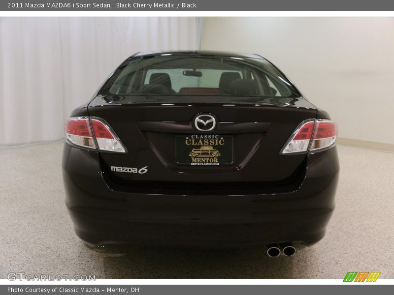 Black Cherry Metallic / Black 2011 Mazda MAZDA6 i Sport Sedan