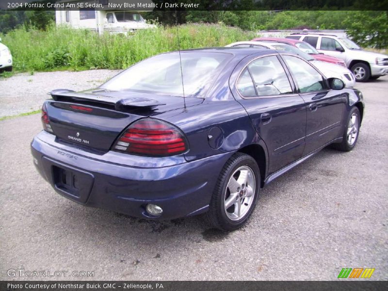 Navy Blue Metallic / Dark Pewter 2004 Pontiac Grand Am SE Sedan
