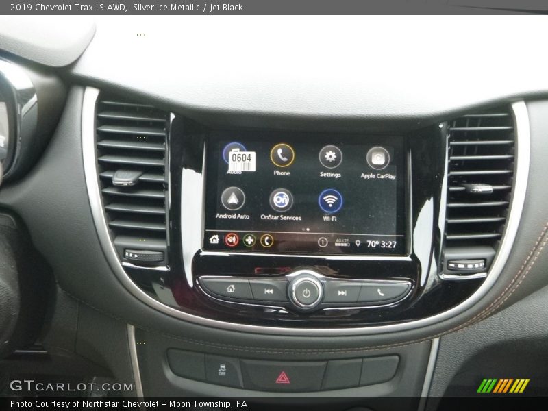 Silver Ice Metallic / Jet Black 2019 Chevrolet Trax LS AWD