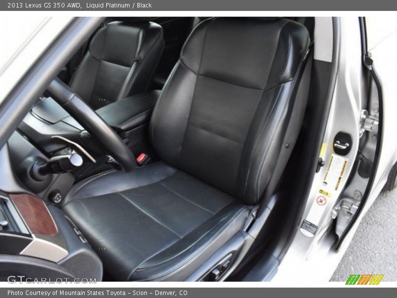 Liquid Platinum / Black 2013 Lexus GS 350 AWD