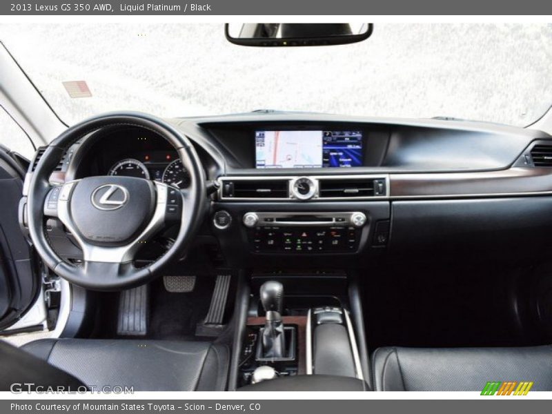 Liquid Platinum / Black 2013 Lexus GS 350 AWD