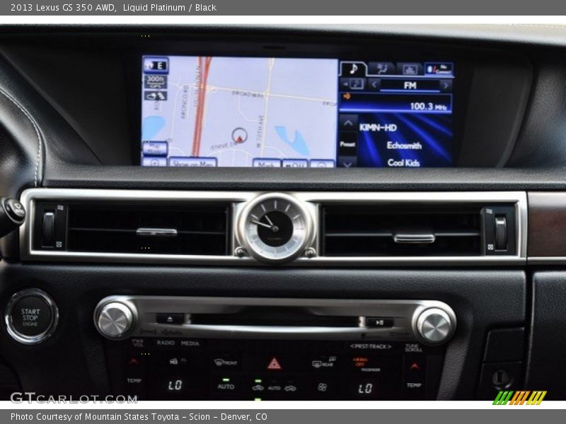 Liquid Platinum / Black 2013 Lexus GS 350 AWD