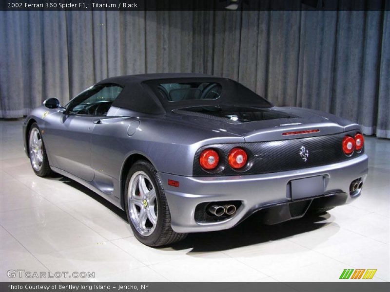 Titanium / Black 2002 Ferrari 360 Spider F1