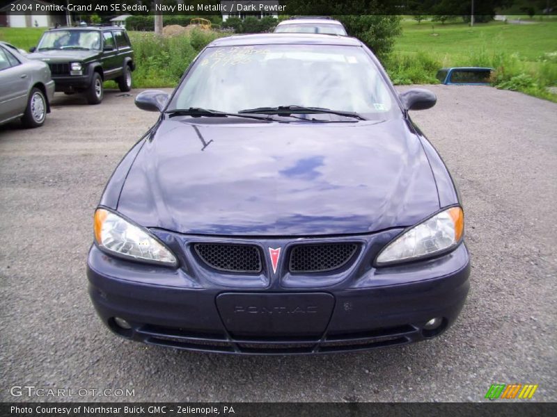 Navy Blue Metallic / Dark Pewter 2004 Pontiac Grand Am SE Sedan