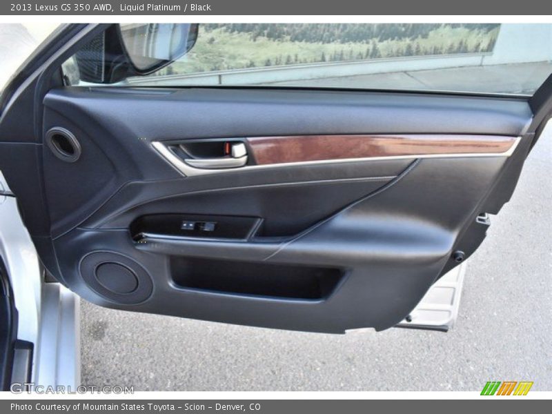 Liquid Platinum / Black 2013 Lexus GS 350 AWD