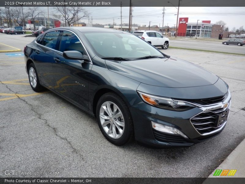 Shadow Gray Metallic / Jet Black 2019 Chevrolet Malibu LT