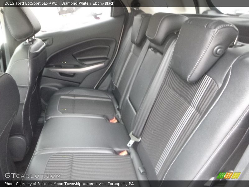 Diamond White / Ebony Black 2019 Ford EcoSport SES 4WD