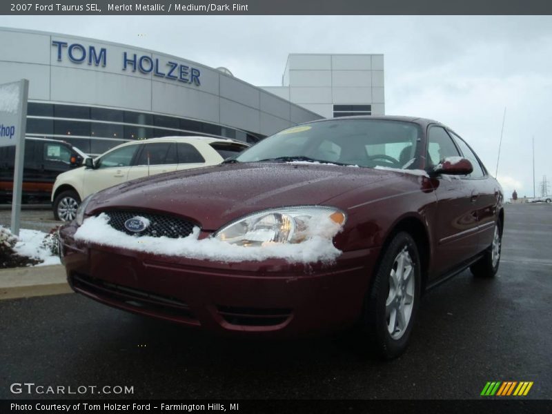 Merlot Metallic / Medium/Dark Flint 2007 Ford Taurus SEL