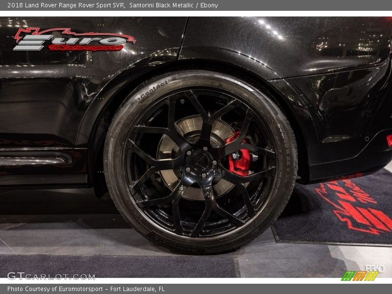 Santorini Black Metallic / Ebony 2018 Land Rover Range Rover Sport SVR