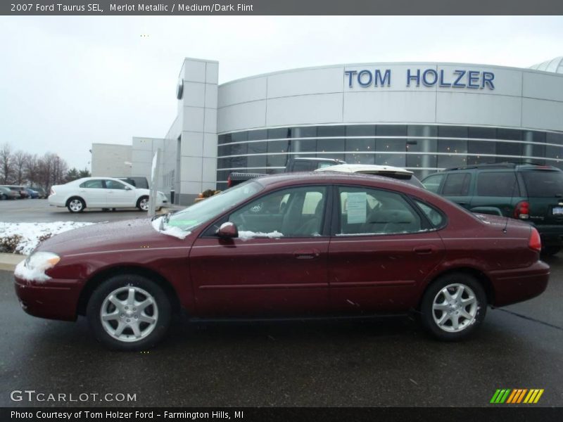 Merlot Metallic / Medium/Dark Flint 2007 Ford Taurus SEL