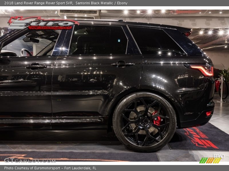 Santorini Black Metallic / Ebony 2018 Land Rover Range Rover Sport SVR