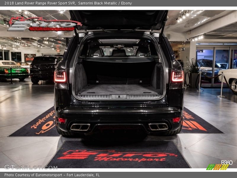 Santorini Black Metallic / Ebony 2018 Land Rover Range Rover Sport SVR