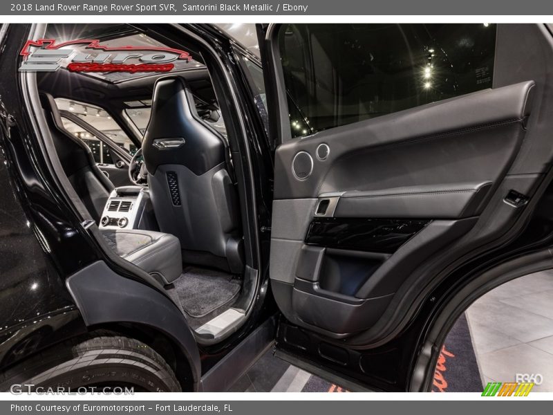 Santorini Black Metallic / Ebony 2018 Land Rover Range Rover Sport SVR