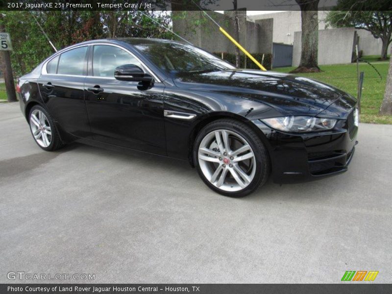 Tempest Gray / Jet 2017 Jaguar XE 25t Premium