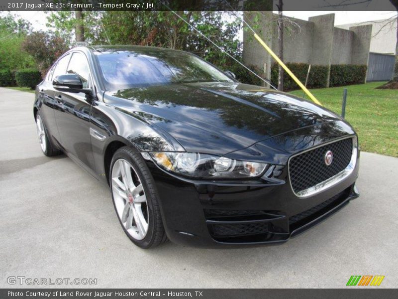 Tempest Gray / Jet 2017 Jaguar XE 25t Premium