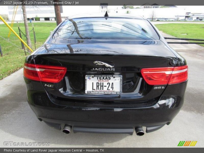 Tempest Gray / Jet 2017 Jaguar XE 25t Premium