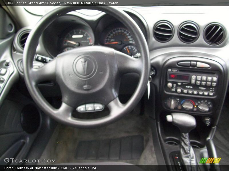 Navy Blue Metallic / Dark Pewter 2004 Pontiac Grand Am SE Sedan