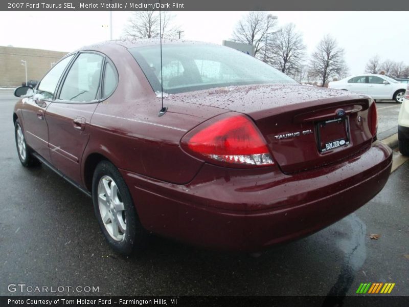 Merlot Metallic / Medium/Dark Flint 2007 Ford Taurus SEL