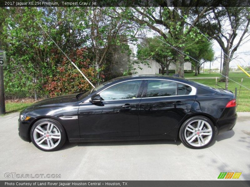 Tempest Gray / Jet 2017 Jaguar XE 25t Premium