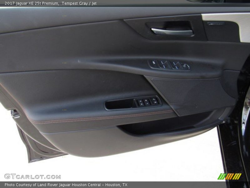Tempest Gray / Jet 2017 Jaguar XE 25t Premium